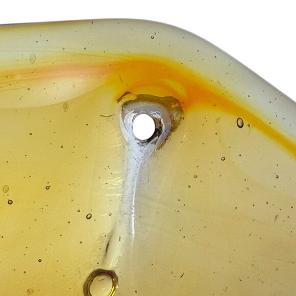 Glass Lighthouse Suncatcher Window Art Decor 8" Yellow Orange Stained Glass - Picture 8 of 8